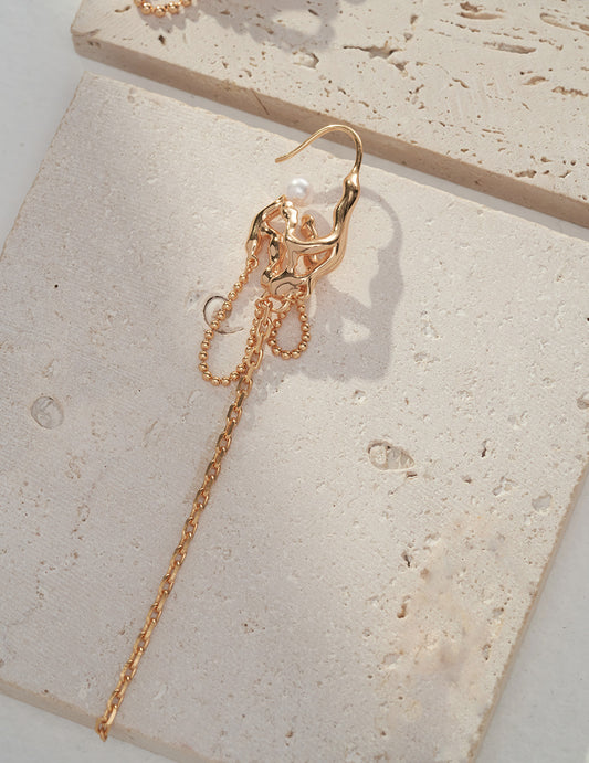 S925 Sterling Silver Earring Set with Jewelry, Life Serie, Single Piece per Pack